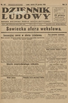 Dziennik Ludowy : organ Polskiej Partji Socjalistycznej. 1928, nr  297