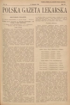 Polska Gazeta Lekarska. 1936, nr 14