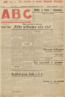 ABC : pismo codzienne : informuje wszystkich o wszystkiem. 1930, nr 193