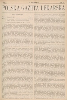 Polska Gazeta Lekarska : dawniej Gazeta Lekarska, Przegląd Lekarski oraz Czasopismo Lekarskie i Lwowski Tygodnik Lekarski. 1931, nr 3