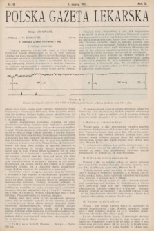 Polska Gazeta Lekarska : dawniej Gazeta Lekarska, Przegląd Lekarski oraz Czasopismo Lekarskie i Lwowski Tygodnik Lekarski. 1931, nr 9