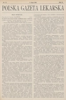 Polska Gazeta Lekarska : dawniej Gazeta Lekarska, Przegląd Lekarski oraz Czasopismo Lekarskie i Lwowski Tygodnik Lekarski. 1931, nr 27