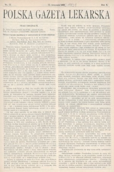 Polska Gazeta Lekarska : dawniej Gazeta Lekarska, Przegląd Lekarski oraz Czasopismo Lekarskie i Lwowski Tygodnik Lekarski. 1931, nr 37