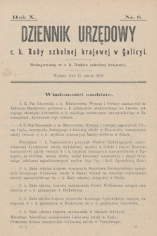 Dziennik Urzędowy c. k. Rady szkolnej krajowej w Galicyi. 1906, nr 6