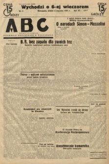 ABC : pismo codzienne : informuje wszystkich o wszystkiem. 1934, nr 5