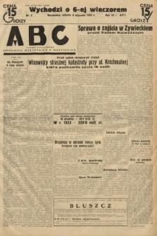 ABC : pismo codzienne : informuje wszystkich o wszystkiem. 1934, nr 8