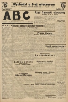 ABC : pismo codzienne : informuje wszystkich o wszystkiem. 1934, nr 29