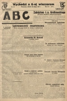 ABC : pismo codzienne : informuje wszystkich o wszystkiem. 1934, nr 50