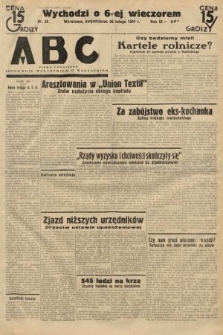 ABC : pismo codzienne : informuje wszystkich o wszystkiem. 1934, nr 56