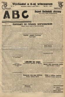 ABC : pismo codzienne : informuje wszystkich o wszystkiem. 1934, nr 61