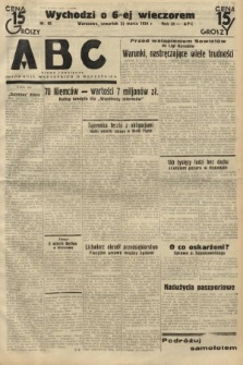 ABC : pismo codzienne : informuje wszystkich o wszystkiem. 1934, nr 80