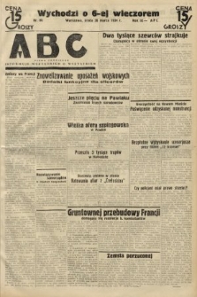 ABC : pismo codzienne : informuje wszystkich o wszystkiem. 1934, nr 86