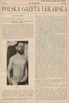 Polska Gazeta Lekarska. 1932, nr 4