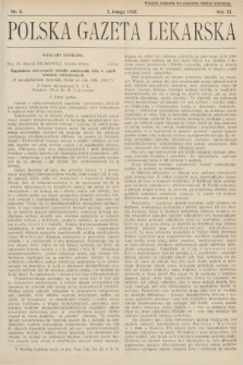Polska Gazeta Lekarska. 1932, nr 6