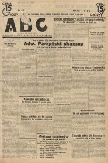 ABC : pismo codzienne : informuje wszystkich o wszystkiem. 1934, nr 117