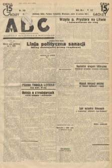 ABC : pismo codzienne : informuje wszystkich o wszystkiem. 1934, nr 169