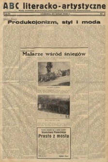 ABC Literacko-Artystyczne : stały dodatek tygodniowy. 1934, nr 9