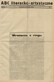 ABC Literacko-Artystyczne : stały dodatek tygodniowy. 1934, nr [23]