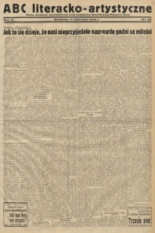ABC Literacko-Artystyczne : stały dodatek tygodniowy. 1934, nr 25
