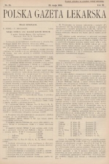 Polska Gazeta Lekarska. 1932, nr 21