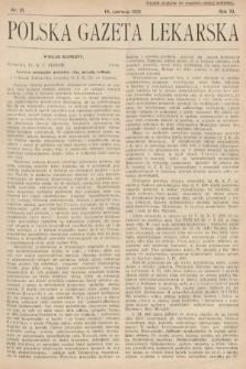 Polska Gazeta Lekarska. 1932, nr 25
