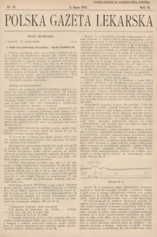 Polska Gazeta Lekarska. 1932, nr 27