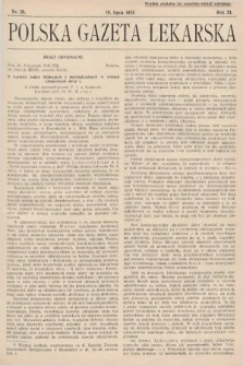 Polska Gazeta Lekarska. 1932, nr 28