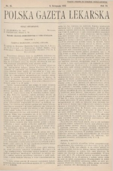 Polska Gazeta Lekarska. 1932, nr 45