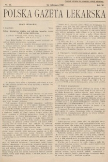 Polska Gazeta Lekarska. 1932, nr 46