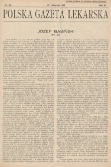 Polska Gazeta Lekarska. 1932, nr 48