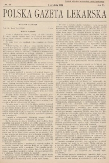 Polska Gazeta Lekarska. 1932, nr 49