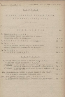 Sprawy Polskie w Prasie Obcej : komunikat wewnętrzny. 1944, nr 6