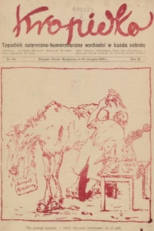 Kropidło : tygodnik satyryczno-humorystyczny. 1922, nr 28