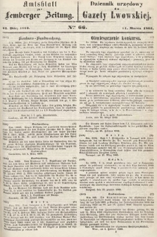 Amtsblatt zur Lemberger Zeitung = Dziennik Urzędowy do Gazety Lwowskiej. 1863, nr 66