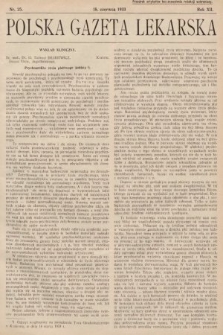 Polska Gazeta Lekarska. 1933, nr 25