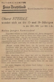 Nationalkomitee Freies Deutschland. 1944, nr 74