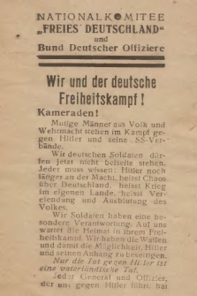 Nationalkomitee Freies Deutschland. 1944, nr 98