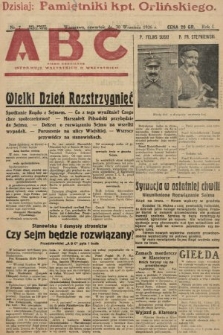 ABC : pismo codzienne : informuje wszystkich o wszystkiem. 1926, nr 7