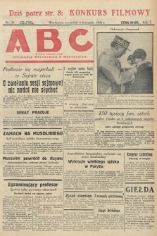 ABC : pismo codzienne : informuje wszystkich o wszystkiem. 1926, nr 41
