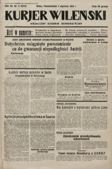 Kurjer Wileński : niezależny dziennik demokratyczny. 1935, nr 6