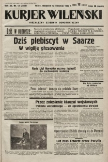 Kurjer Wileński : niezależny dziennik demokratyczny. 1935, nr 12