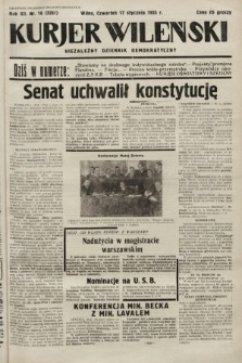 Kurjer Wileński : niezależny dziennik demokratyczny. 1935, nr 16