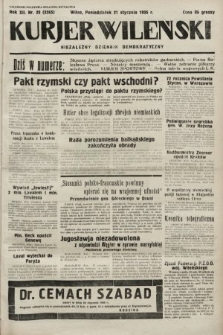 Kurjer Wileński : niezależny dziennik demokratyczny. 1935, nr 20