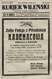 Kurjer Wileński : niezależny dziennik demokratyczny. 1935, nr 34