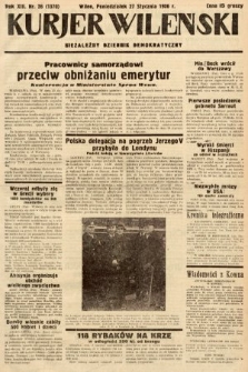 Kurjer Wileński : niezależny dziennik demokratyczny. 1936, nr 26