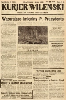 Kurjer Wileński : niezależny dziennik demokratyczny. 1936, nr 32