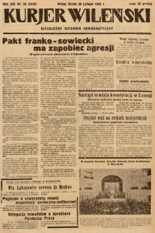 Kurjer Wileński : niezależny dziennik demokratyczny. 1936, nr 56