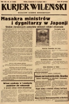 Kurjer Wileński : niezależny dziennik demokratyczny. 1936, nr 57