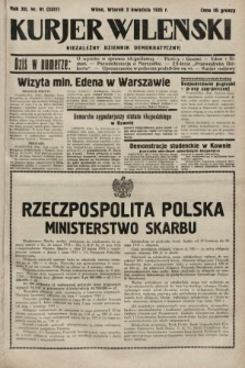 Kurjer Wileński : niezależny dziennik demokratyczny. 1935, nr 91
