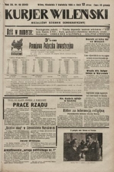 Kurjer Wileński : niezależny dziennik demokratyczny. 1935, nr 96